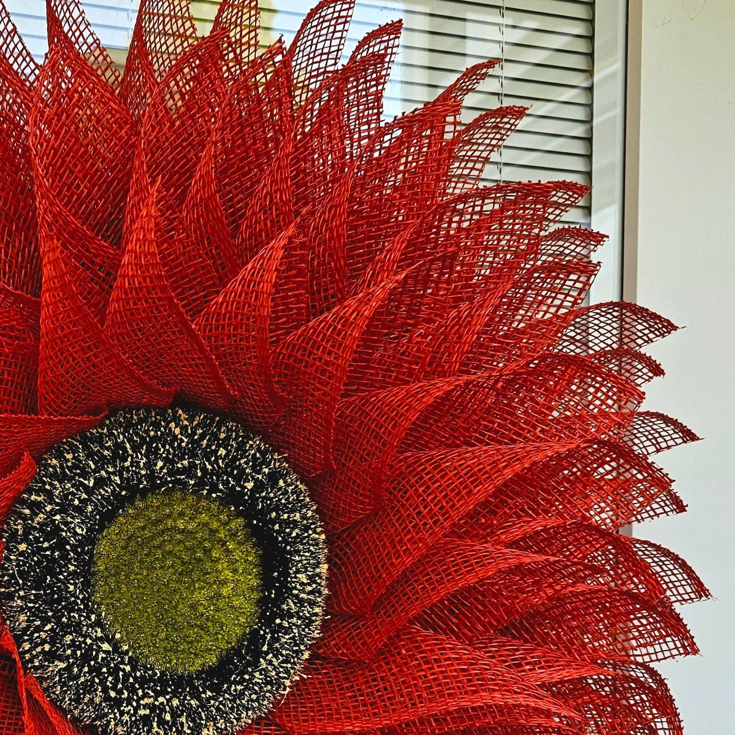 Sunflower Front And Double Door Burlap Flower Wreath For Spring Summer Fall Seasonal Porch Decor Outdoor Decorations Outside Home Gift Ideas