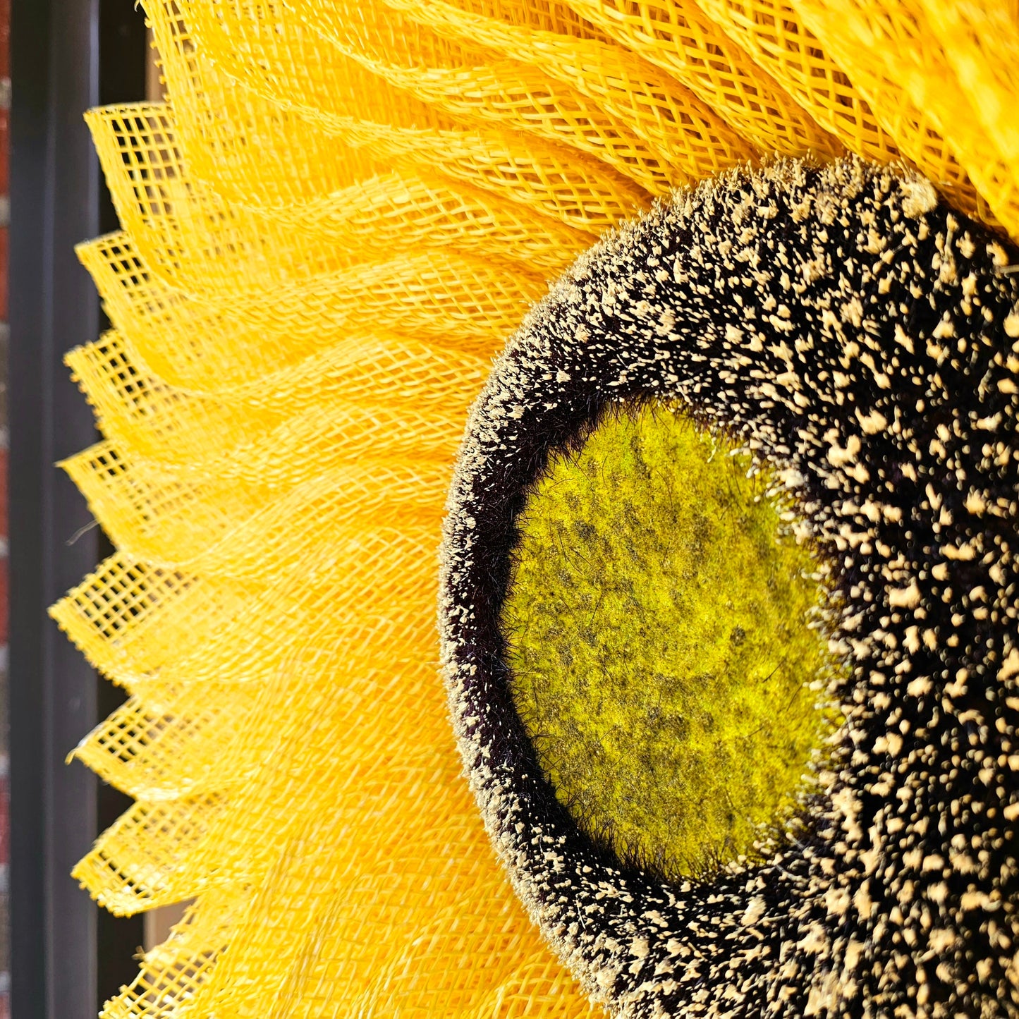 Daisy Wreath For Front Door, Double Doors, Outdoor Spring Summer Fall Porch Decor, Gate & Fence Flower Decoration, Large Sunflower Home Gift