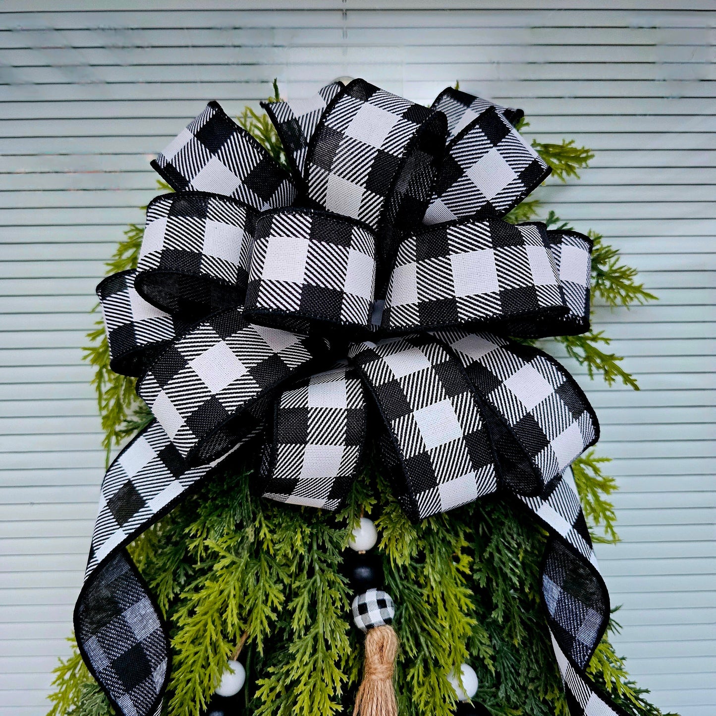 Christmas Wreath For Front Door, Double Doors Wreaths, Outdoor Xmas Cedar Tree Swag, Holiday Home Decor, Gift Ideas
