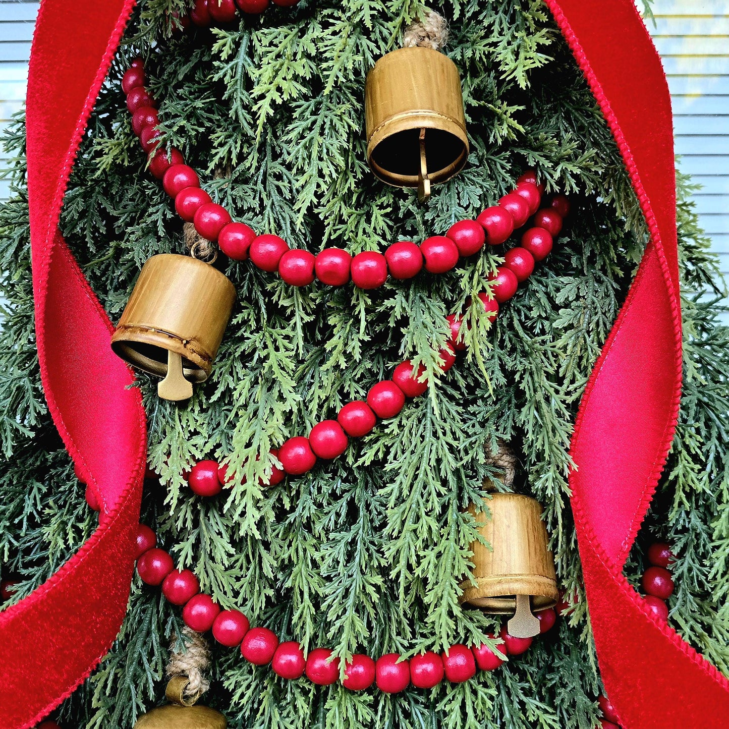 BEST SELLER Christmas Wreath For Front Door, Double Door, Outdoor Porch Decor, Large Holiday Decoration, Handmade Xmas Tree Swag, Home Gifts