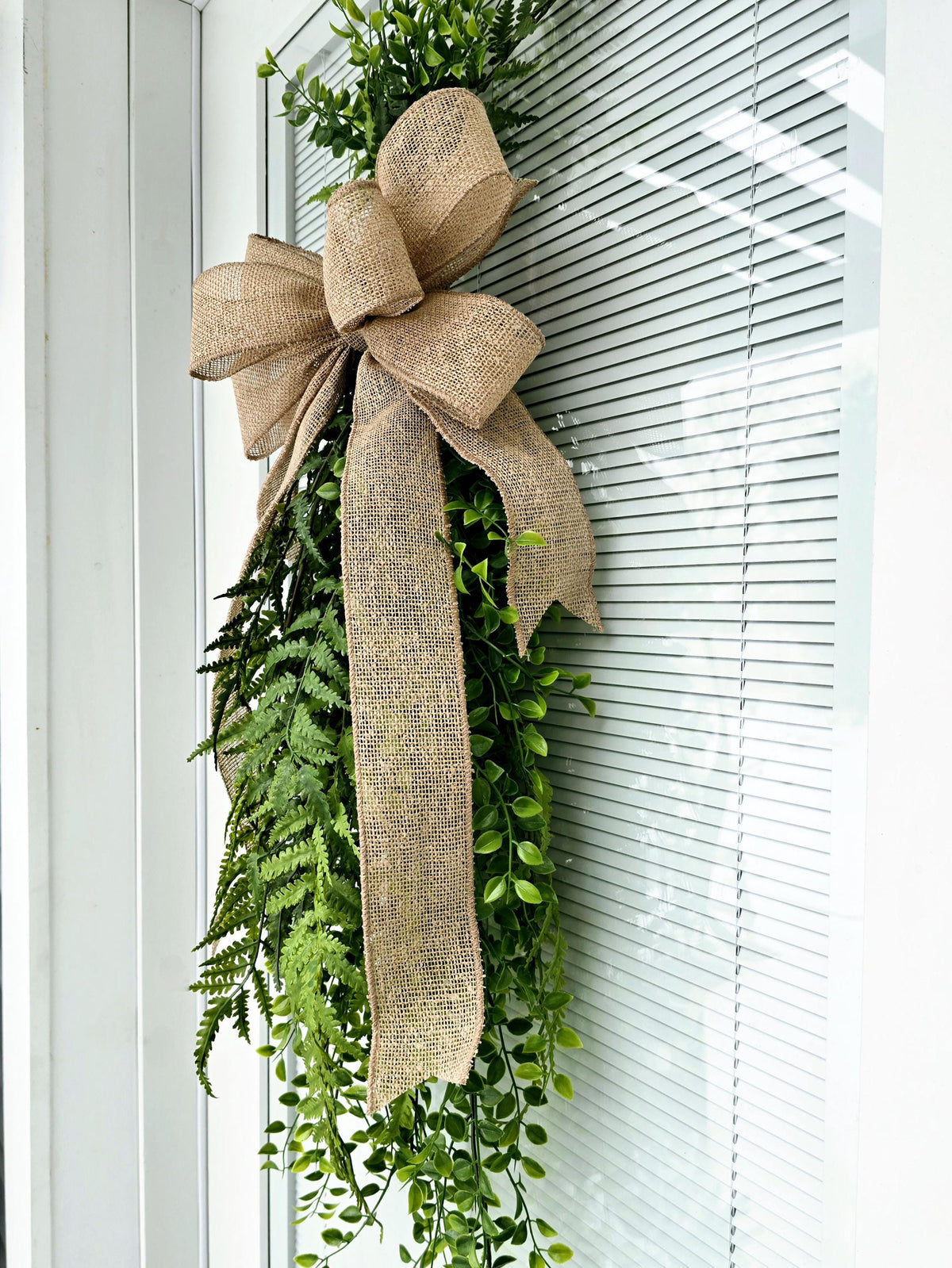 Year Round Wreath, Everyday Wreaths, Double Door Wreaths, Front Door Wreaths, Farmhouse Decor, Housewarming Gift, Unique, Large Swag