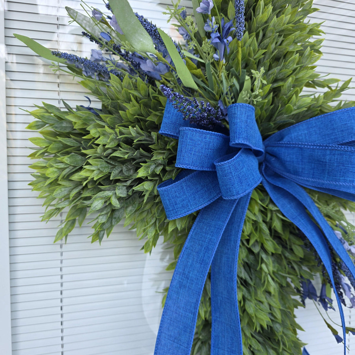 EASTER CROSS WREATH For Front Door, Double Door Wreaths, Memorial, Year Round, Religious Wall Decor, Christian Church, Christianity Gift