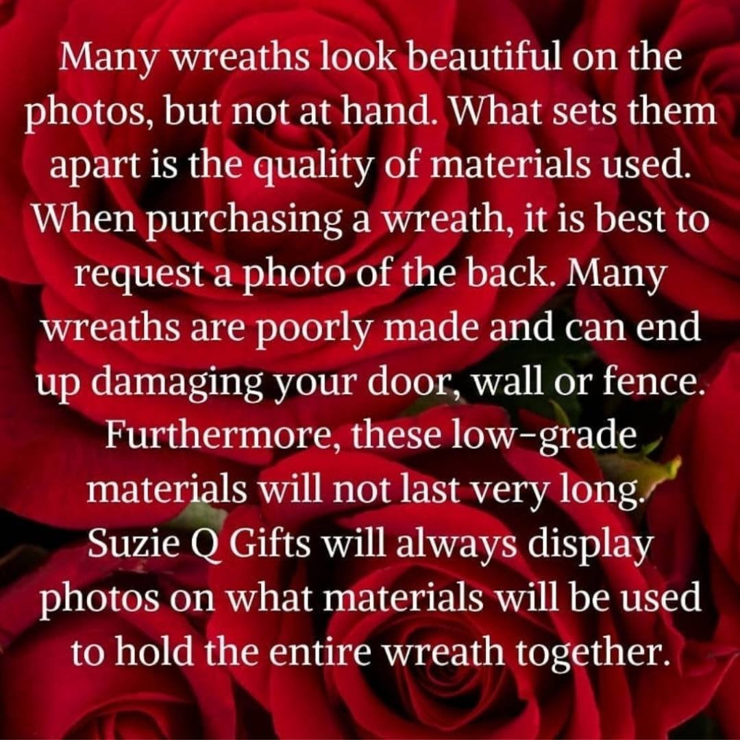 Christmas Wreath For Front Door Decor With Bells, Double Door Wreaths, Holiday Decor, Xmas Teardrop Swag