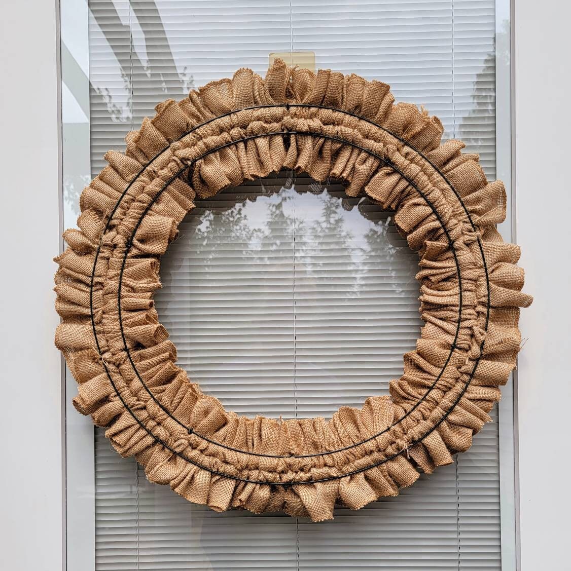 Christmas Wreath For Front Door, Double Door Wreaths, Outside Porch Decor, Outdoor Winter Holiday Decoration, Farmhouse Burlap Wreath, Gift