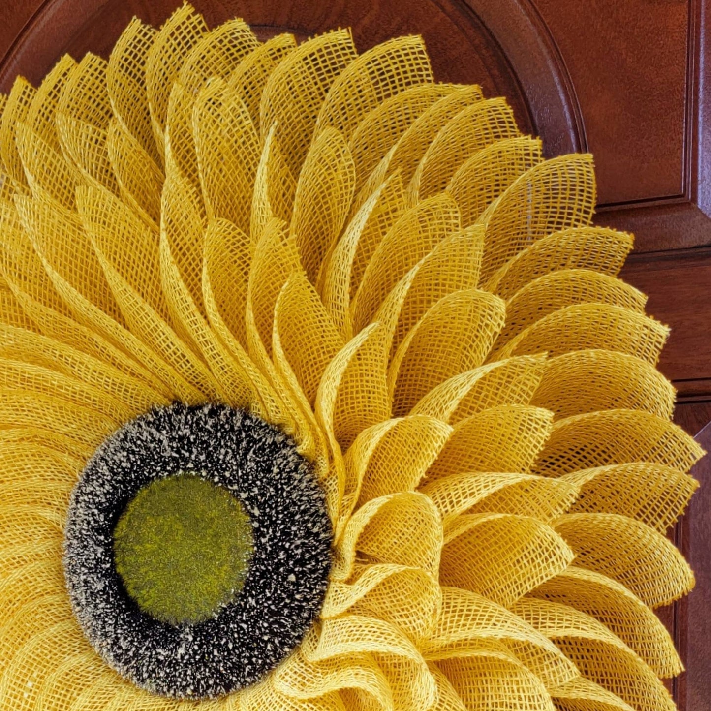 Yellow Sunflower Wreath  For Front Door, Double Door, Outdoor Porch Decor, Seasonal Decorations, Spring Summer Fall Winter Home Decor,  Housewarming Gift Idea