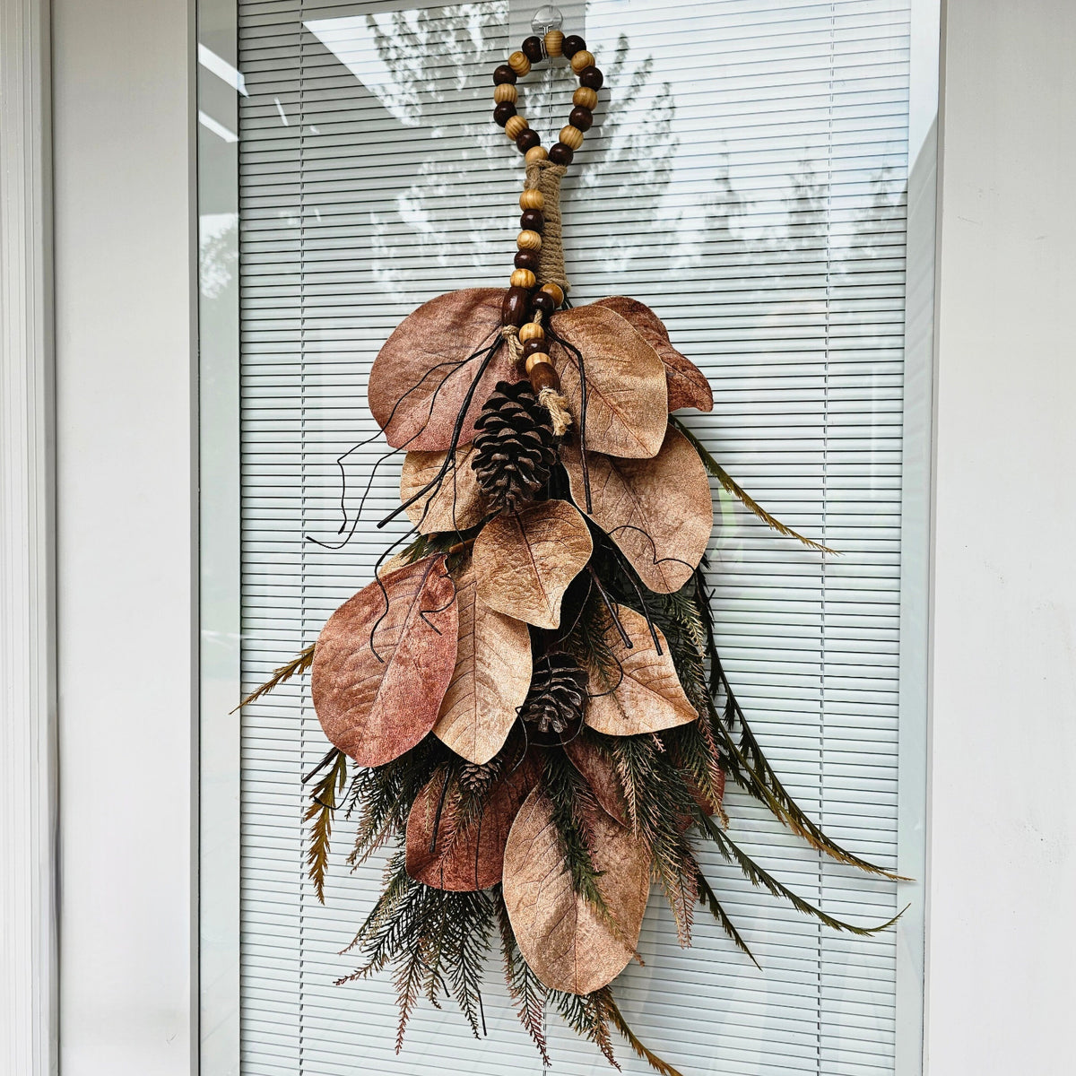 Fall Wreath, Magnolia Wreath, Fall Swag, Double Door Decor, Autumn Wreath, Front Door Decor, Fall Decor, Neutral Wreath, Double Door Wreaths