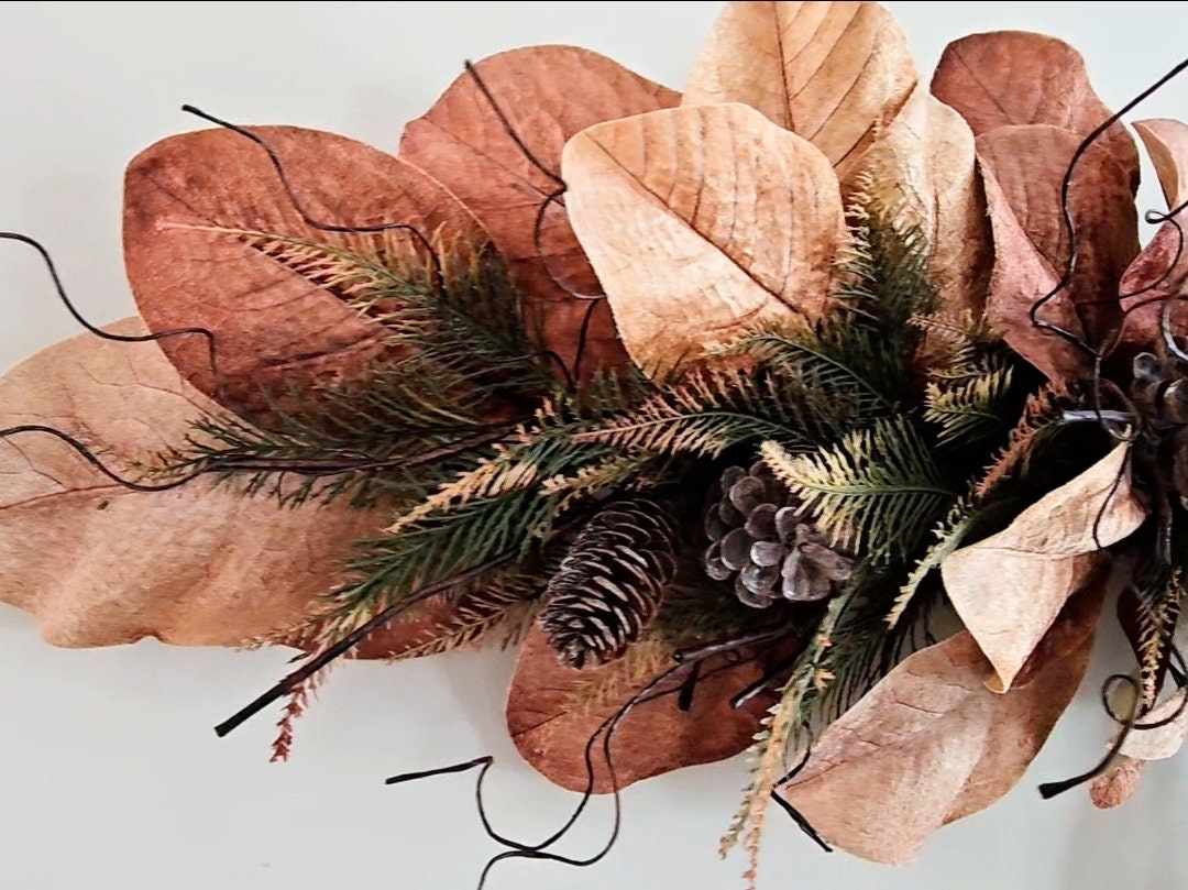 Fall Wreath Swag For Above Front Door, Indoor Outdoor Extra Large Seasonal Home Decoration, Autumn  Decor, Housewarming Gift