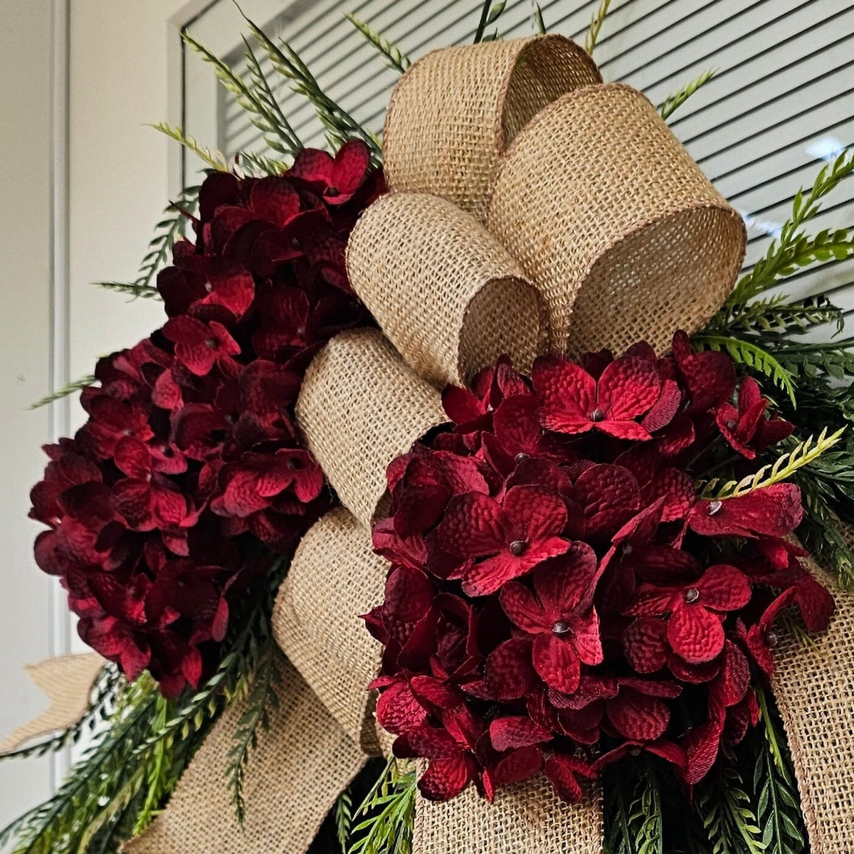 Year Round Wreath, Everyday Wreaths, Hydrangea Wreath, Front Door Wreaths, Farmhouse Decor, Housewarming Gift, Unique, Home Decor