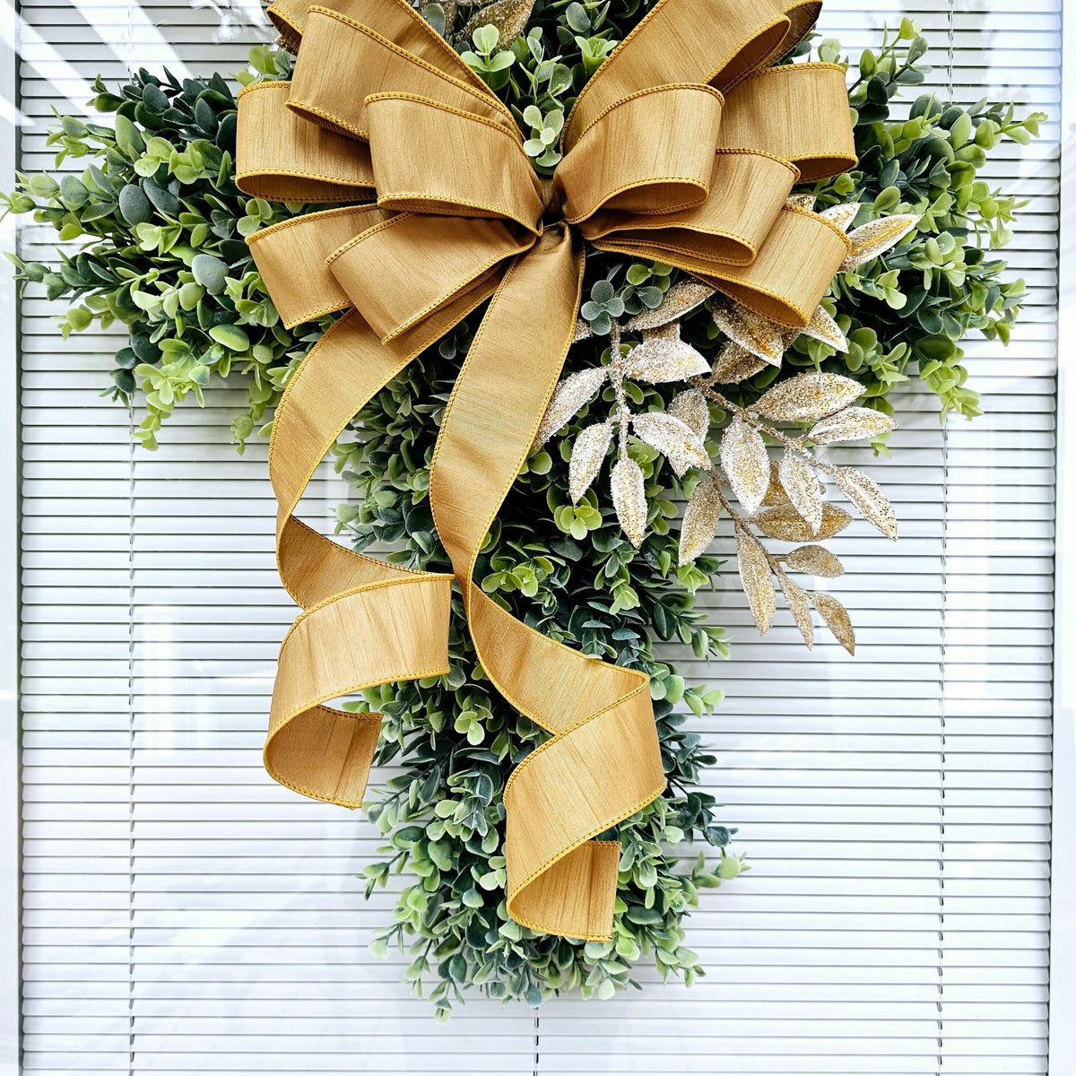 EASTER CROSS WREATH For Front Door, Double Door Wreaths, Memorial, Year Round, Religious Wall Decor, Christian Church, Christianity Gift