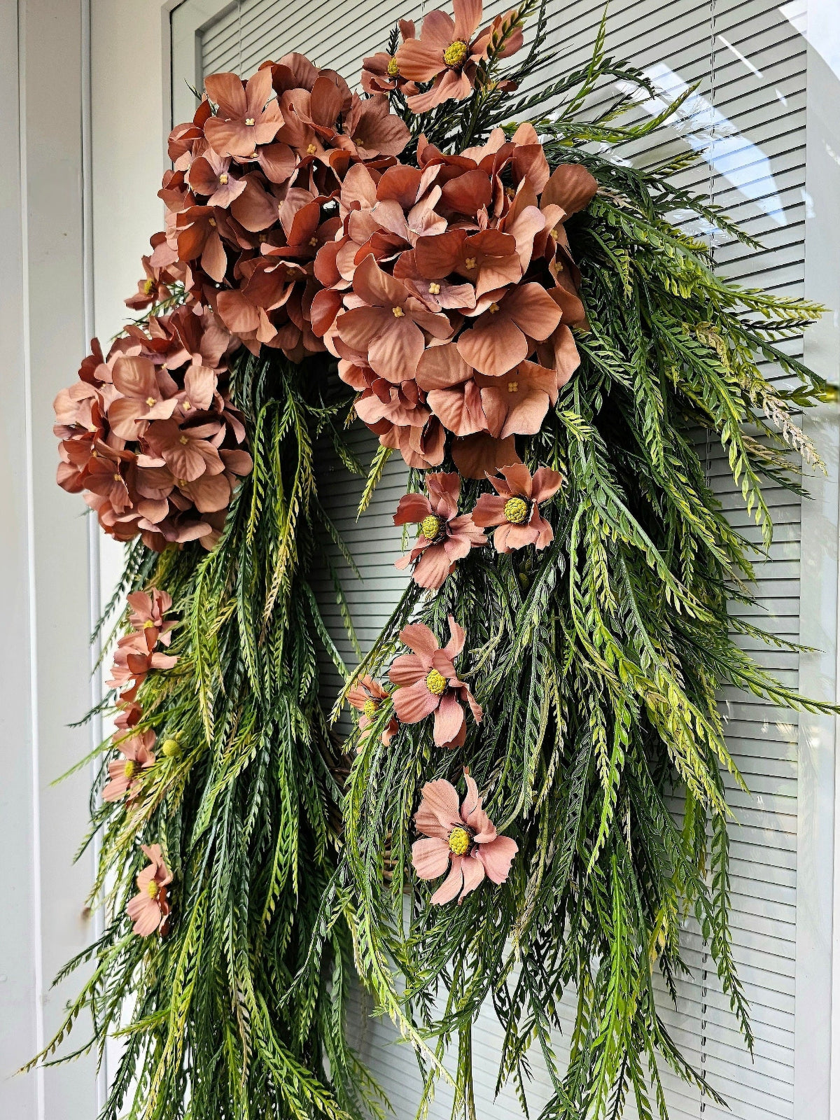 Year Round Wreath, Front Door Decor, Double Door Wreaths, Outdoor Spring Summer Fall Porch & Home Decor, Everyday Wreath, Housewarming Gift