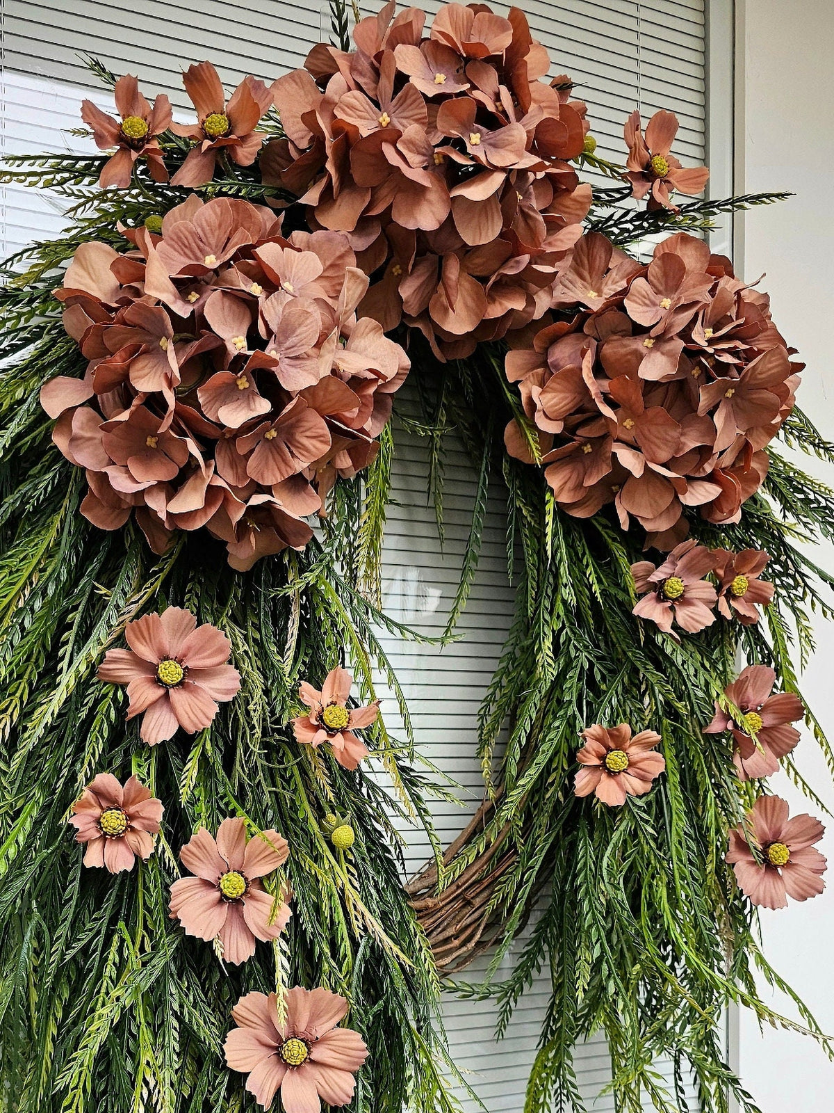 Year Round Wreath, Front Door Decor, Double Door Wreaths, Outdoor Spring Summer Fall Porch & Home Decor, Everyday Wreath, Housewarming Gift
