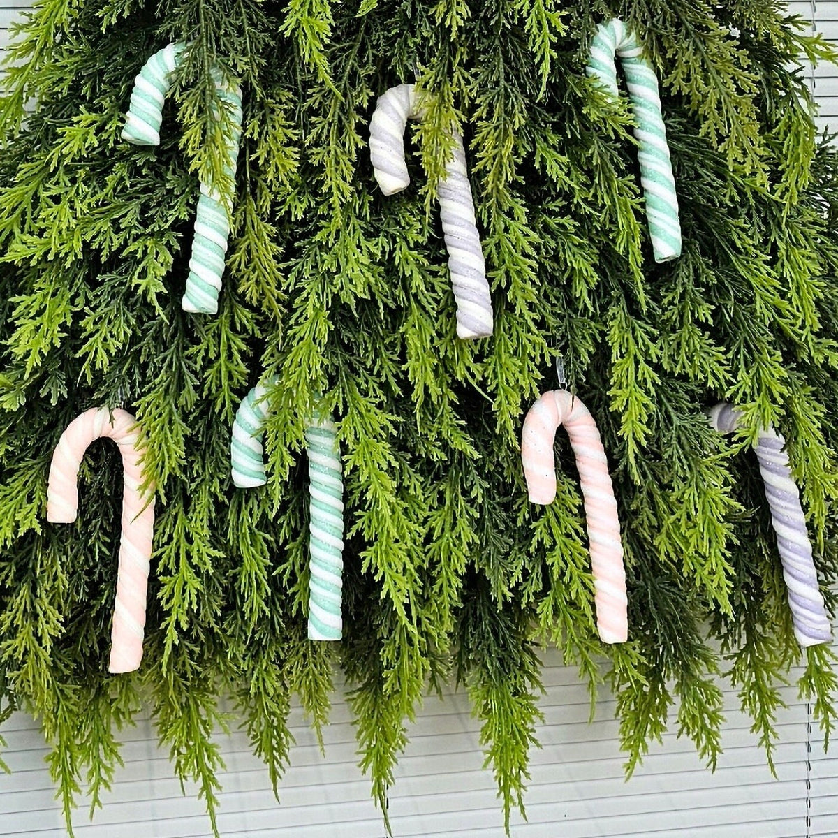 Christmas Wreath For Front Door Decor Indoor Outdoor Holiday Seasonal Porch Decor Xmas Teardrop Tree Swag