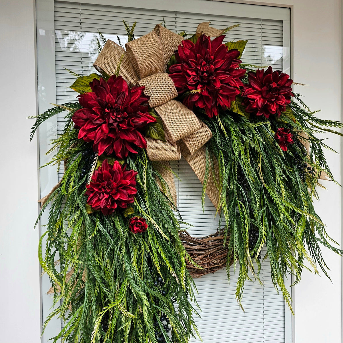 Year Round Wreath, Everyday Wreaths, Hydrangea Wreath, Front Door Wreaths, Farmhouse Decor, Housewarming Gift, Unique, Home Decor,