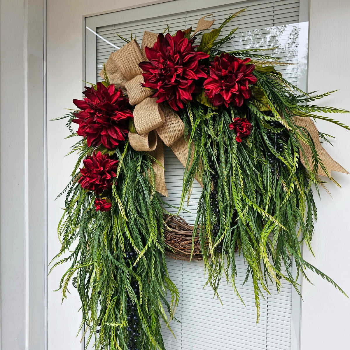 Year Round Wreath, Everyday Wreaths, Hydrangea Wreath, Front Door Wreaths, Farmhouse Decor, Housewarming Gift, Unique, Home Decor,