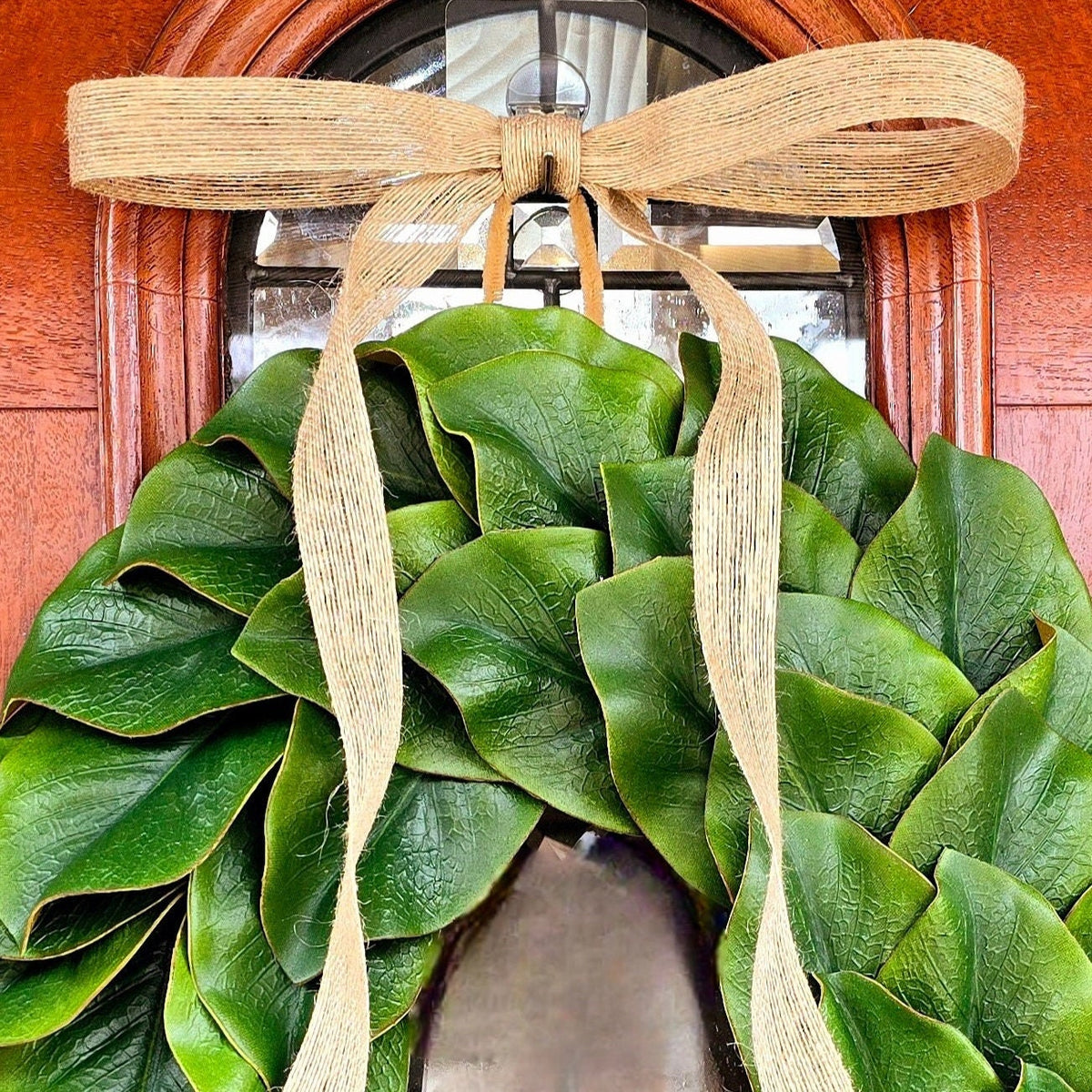 Magnolia Wreath, Year Round Wreath, Front Door Decor, Double Door Wreaths, Double Door Decor, Everyday Oval Wreath, Greenery Wreath, Gift