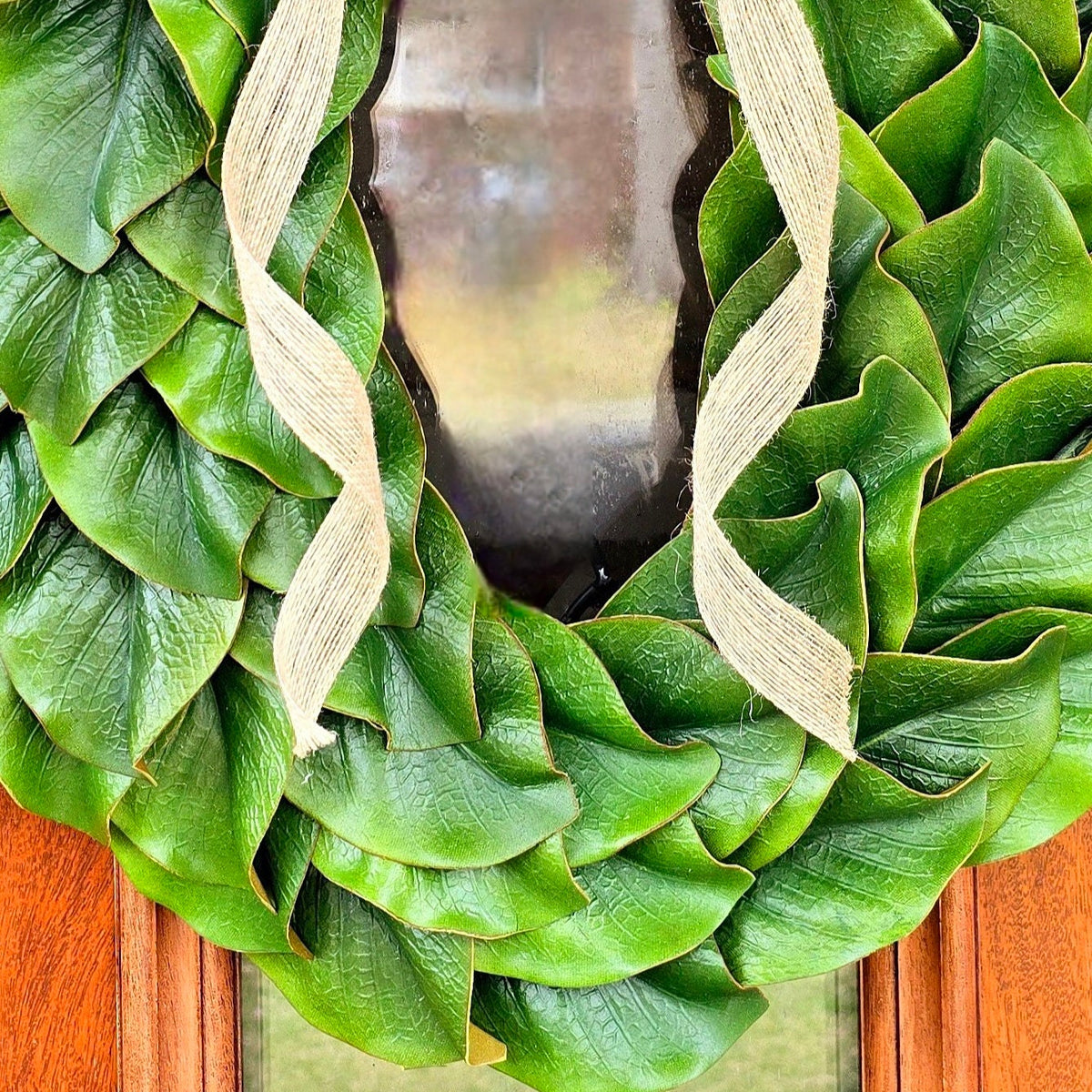Magnolia Wreath, Year Round Wreath, Front Door Decor, Double Door Wreaths, Double Door Decor, Everyday Oval Wreath, Greenery Wreath, Gift
