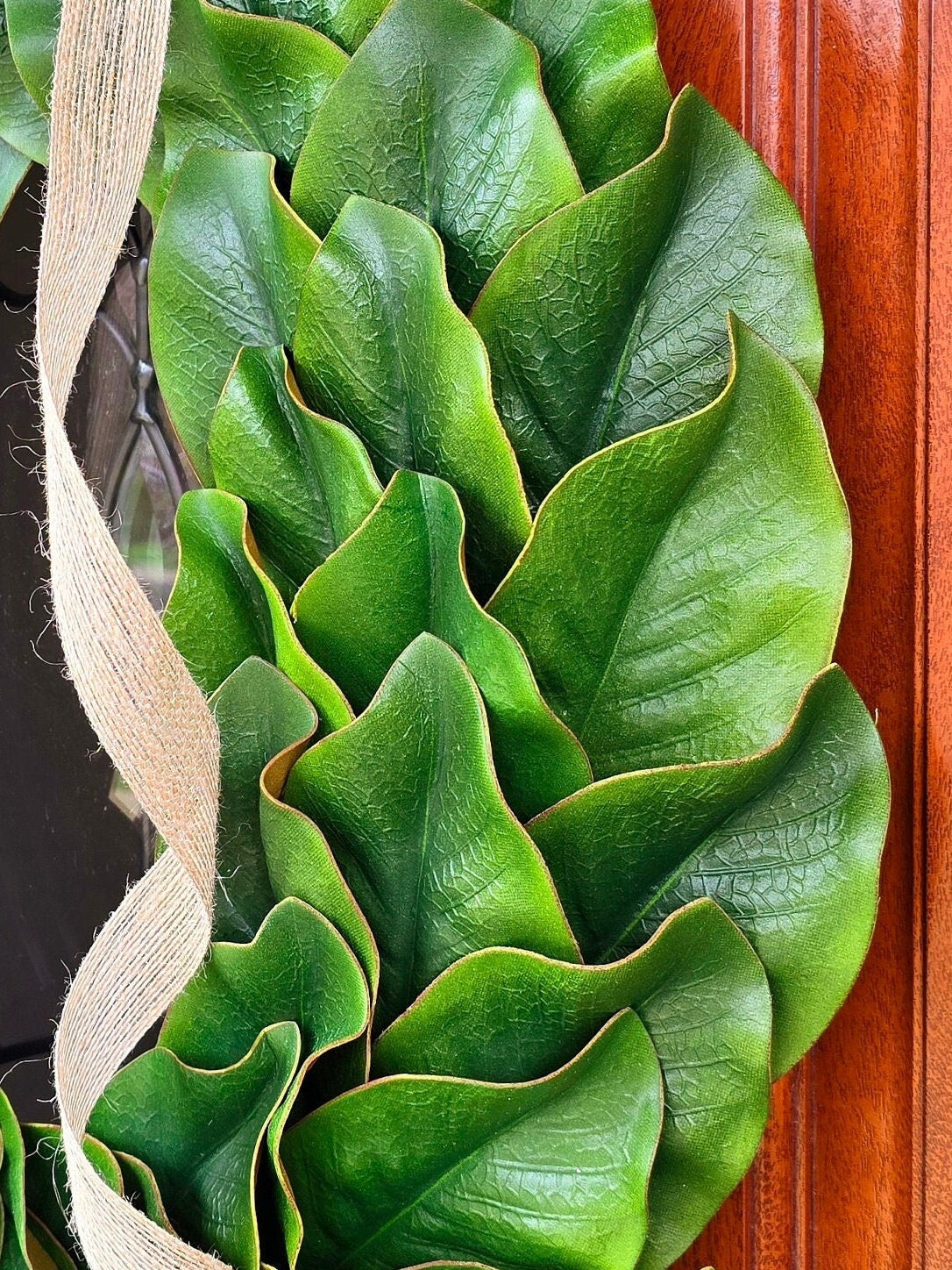 Magnolia Wreath, Year Round Wreath, Front Door Decor, Double Door Wreaths, Double Door Decor, Everyday Oval Wreath, Greenery Wreath, Gift