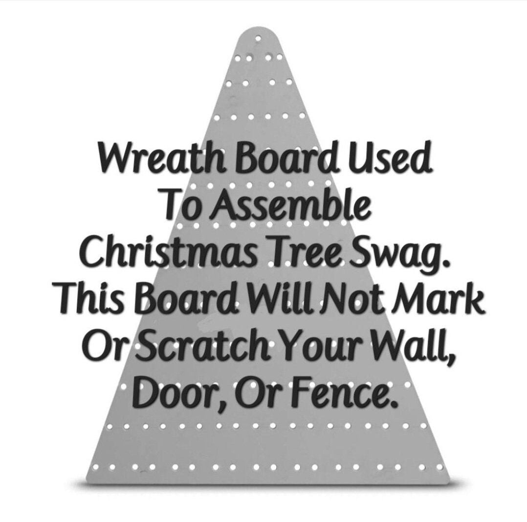 Christmas Wreath For Front Door, Double Door Wreaths,  Indoor Outdoor Holiday Candy Cane Xmas Tree Swag With Red White Candycanes