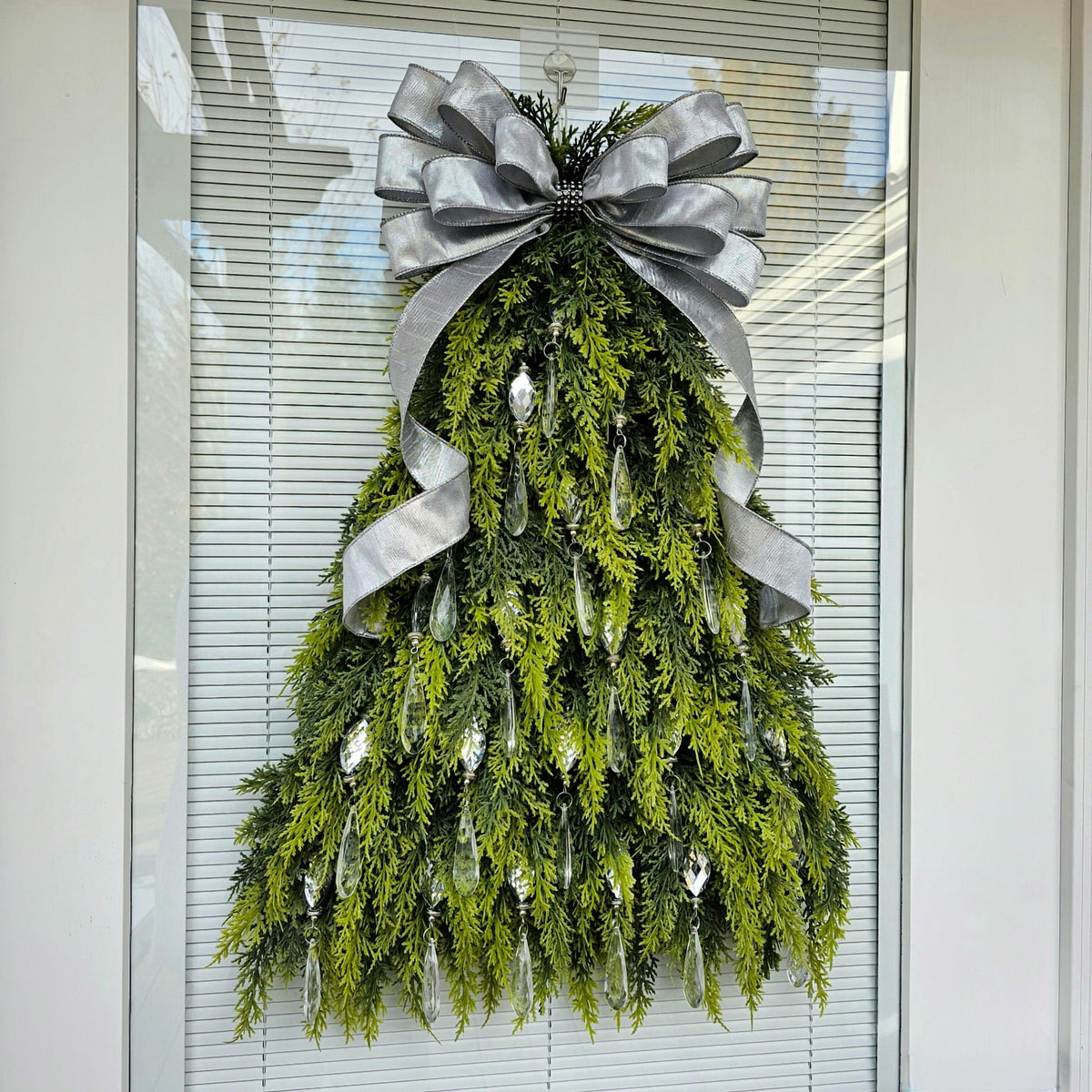 Large Christmas Wreath For Front Door Outdoor Holiday Porch Decor Xmas Decoration