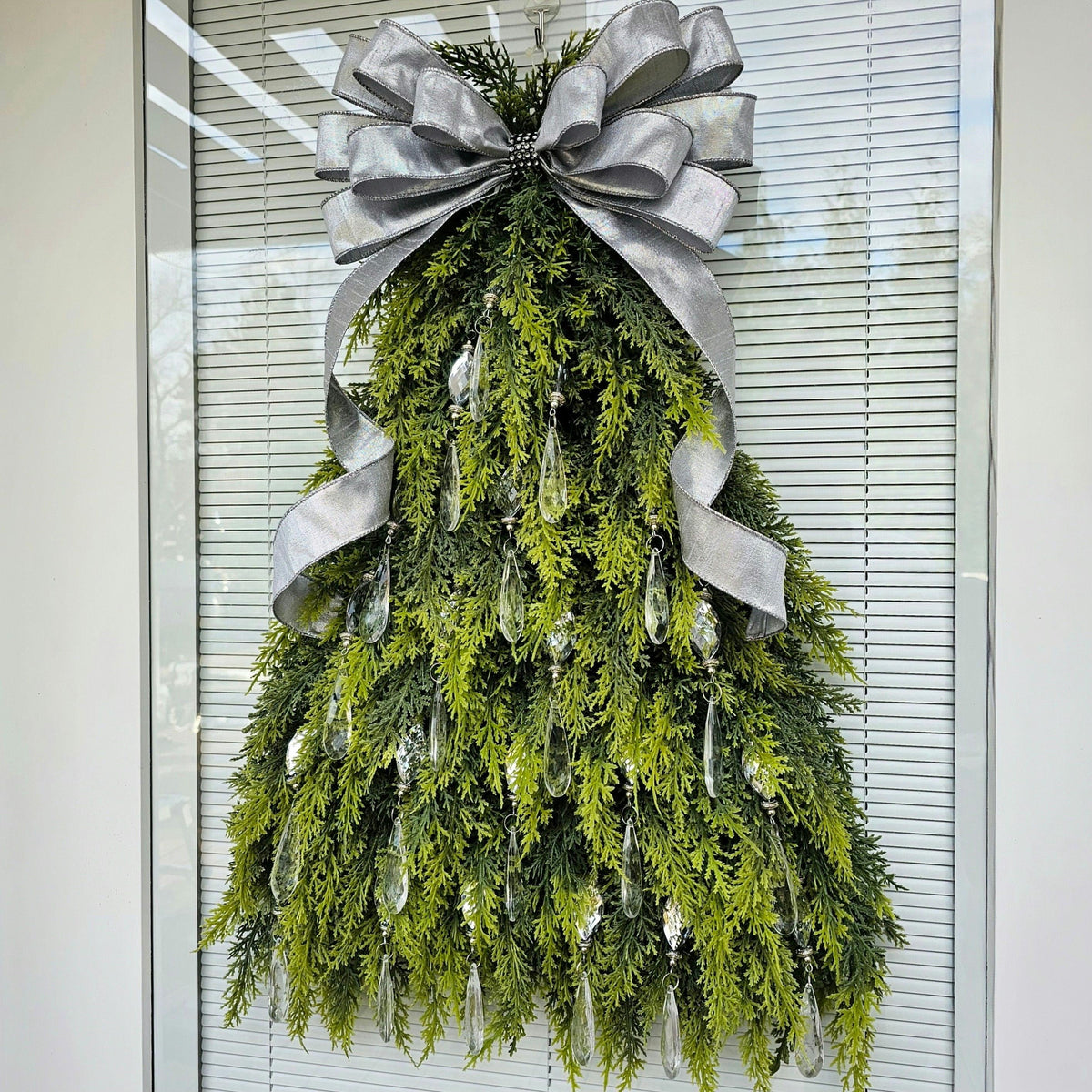 Large Christmas Wreath For Front Door Outdoor Holiday Porch Decor Xmas Decoration
