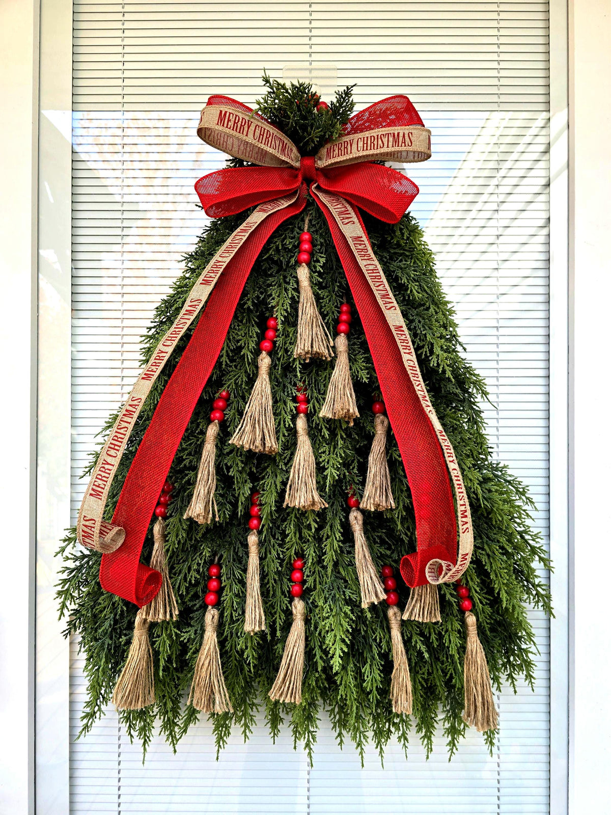 Christmas Wreath For Front Door Outdoor Holiday Decor