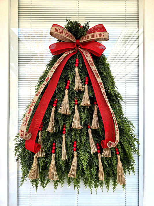 Christmas Wreath For Front Door Outdoor Holiday Decor