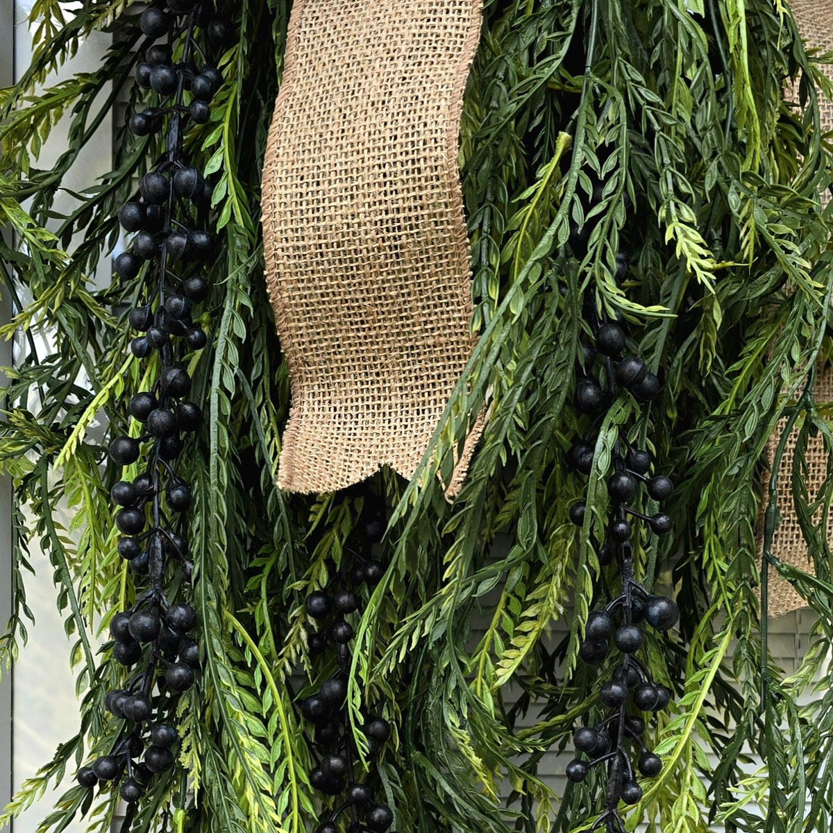 Spring Summer Wreath For Front Door, Modern Rustic Farmhouse Decor, Unique Gift