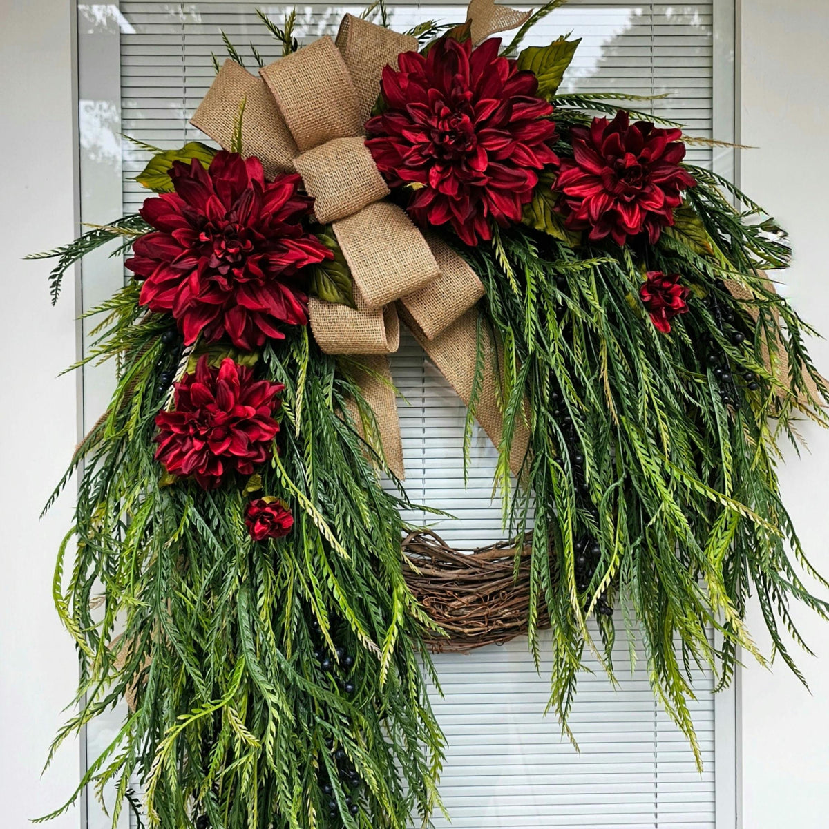 Year Round Wreath, Everyday Wreaths, Hydrangea Wreath, Front Door Wreaths, Farmhouse Decor, Housewarming Gift, Unique, Home Decor,