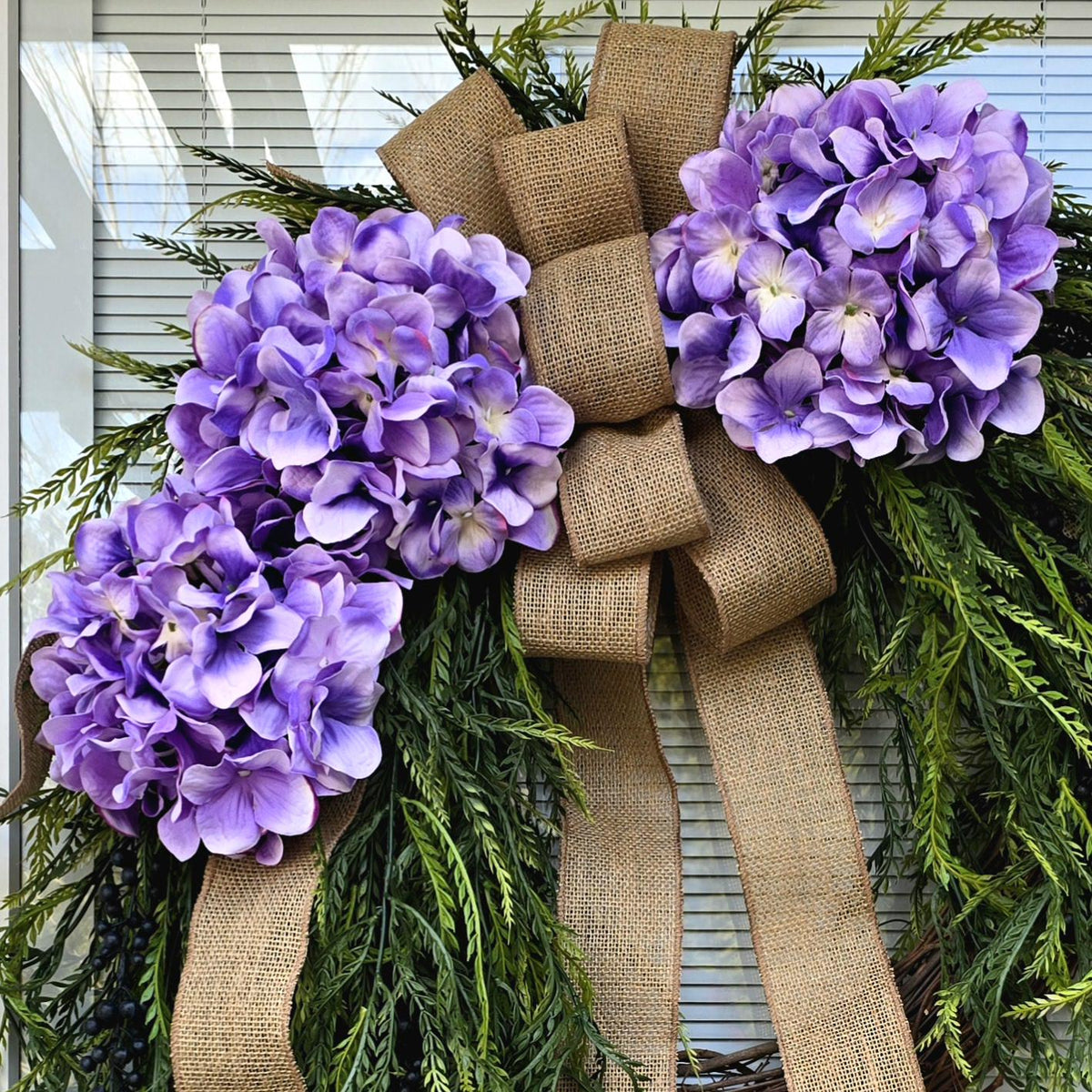 Spring Summer Wreath For Front Door, Modern Rustic Farmhouse Decor, Unique Gift