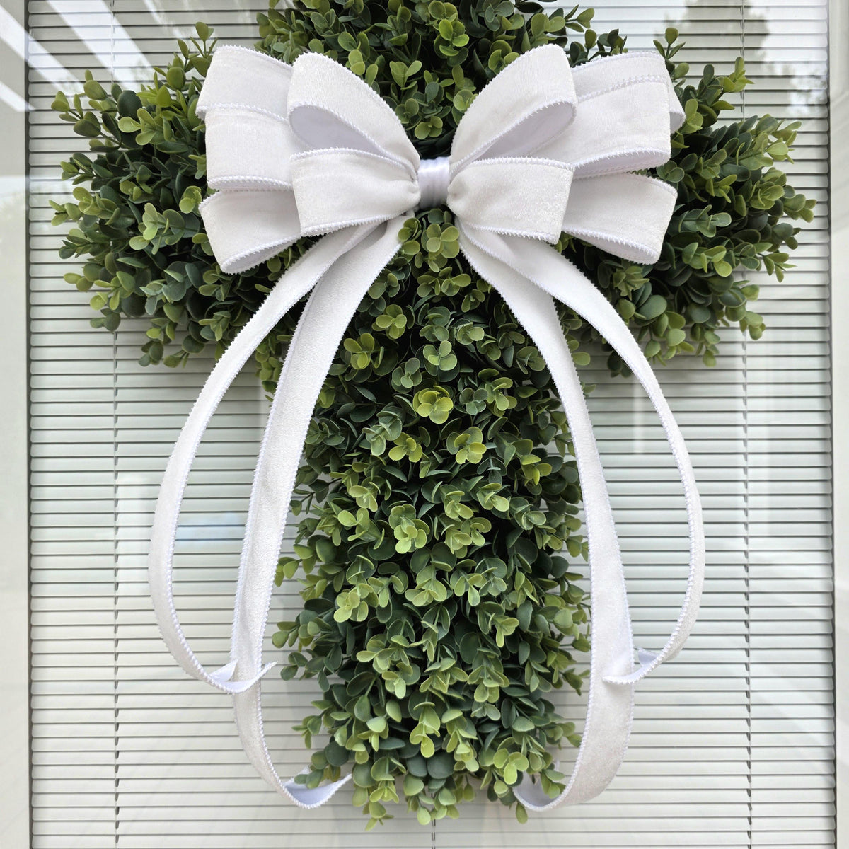 CROSS WREATH For Front Door, Memorial, Year Round, Religious Wall Decor, Christian Church, Baptism, Communion, Confirmation, Wedding, Gifts