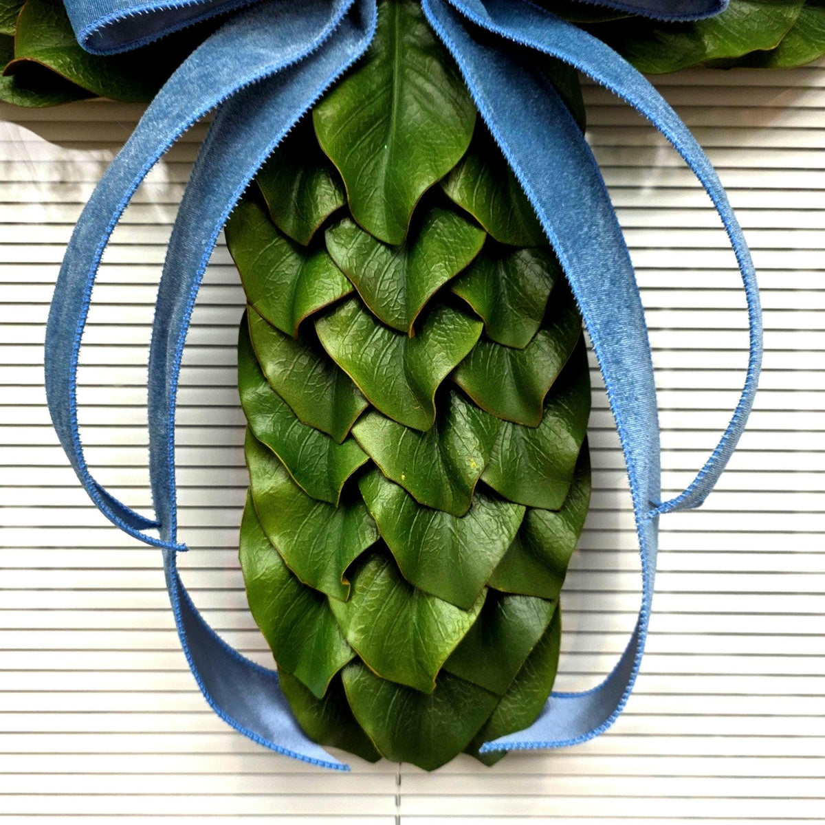 Magnolia Leaf Cross Wreath for Front Door, Farmhouse Religious Decor, Jesus Easter & Lent Cross Wreaths, Christian Door Hanger