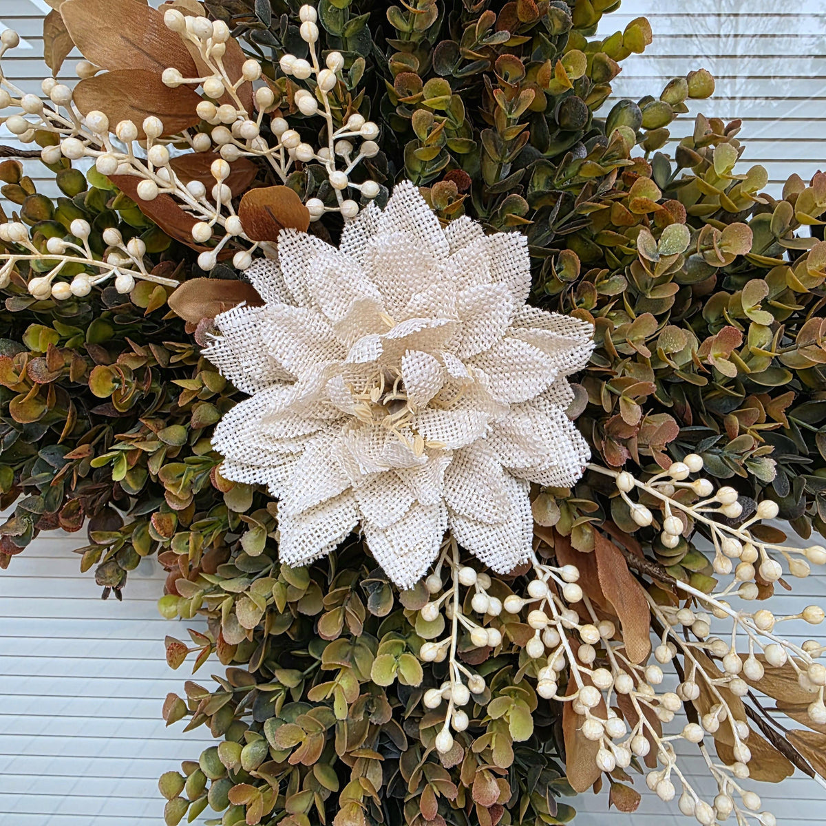 Large Fall Cross Wreath for Front Door Outdoor Christian Decor Autumn Swag Religious Wall Decor Double Door Wreaths Thanksgiving Decoration