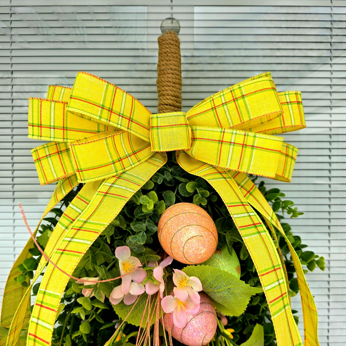 Easter Wreath Teardrop Swag For Front Door Outdoor Decor