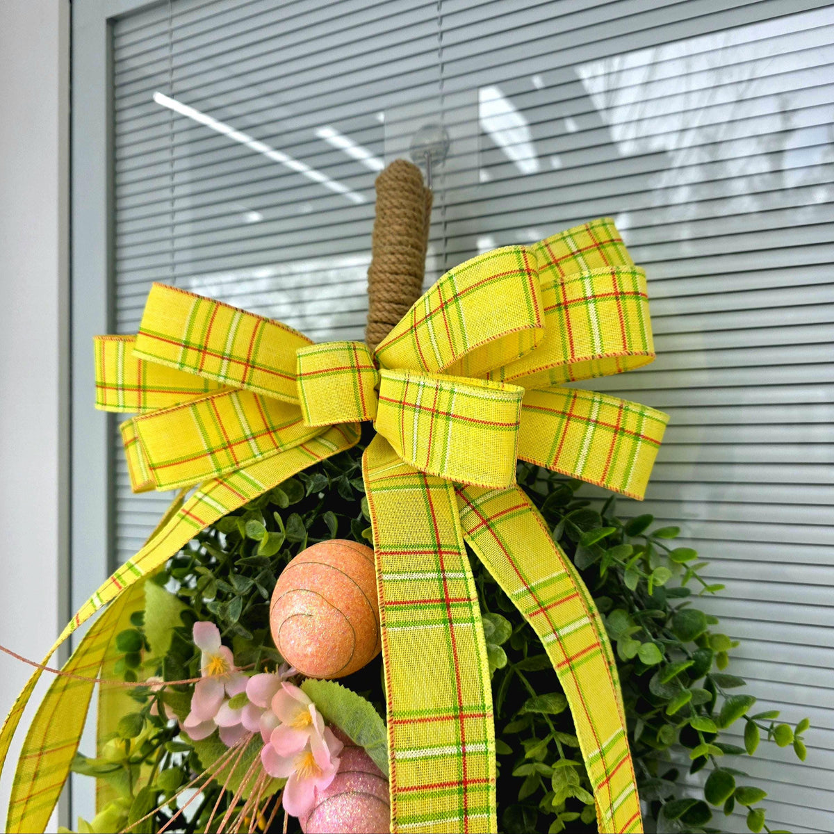 Easter Wreath Teardrop Swag For Front Door Outdoor Decor