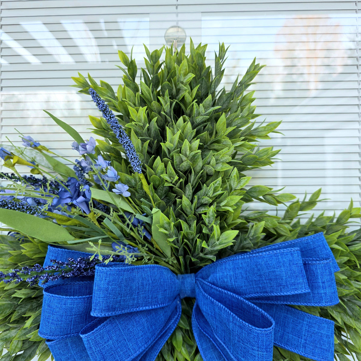 EASTER CROSS WREATH For Front Door, Double Door Wreaths, Memorial, Year Round, Religious Wall Decor, Christian Church, Christianity Gift