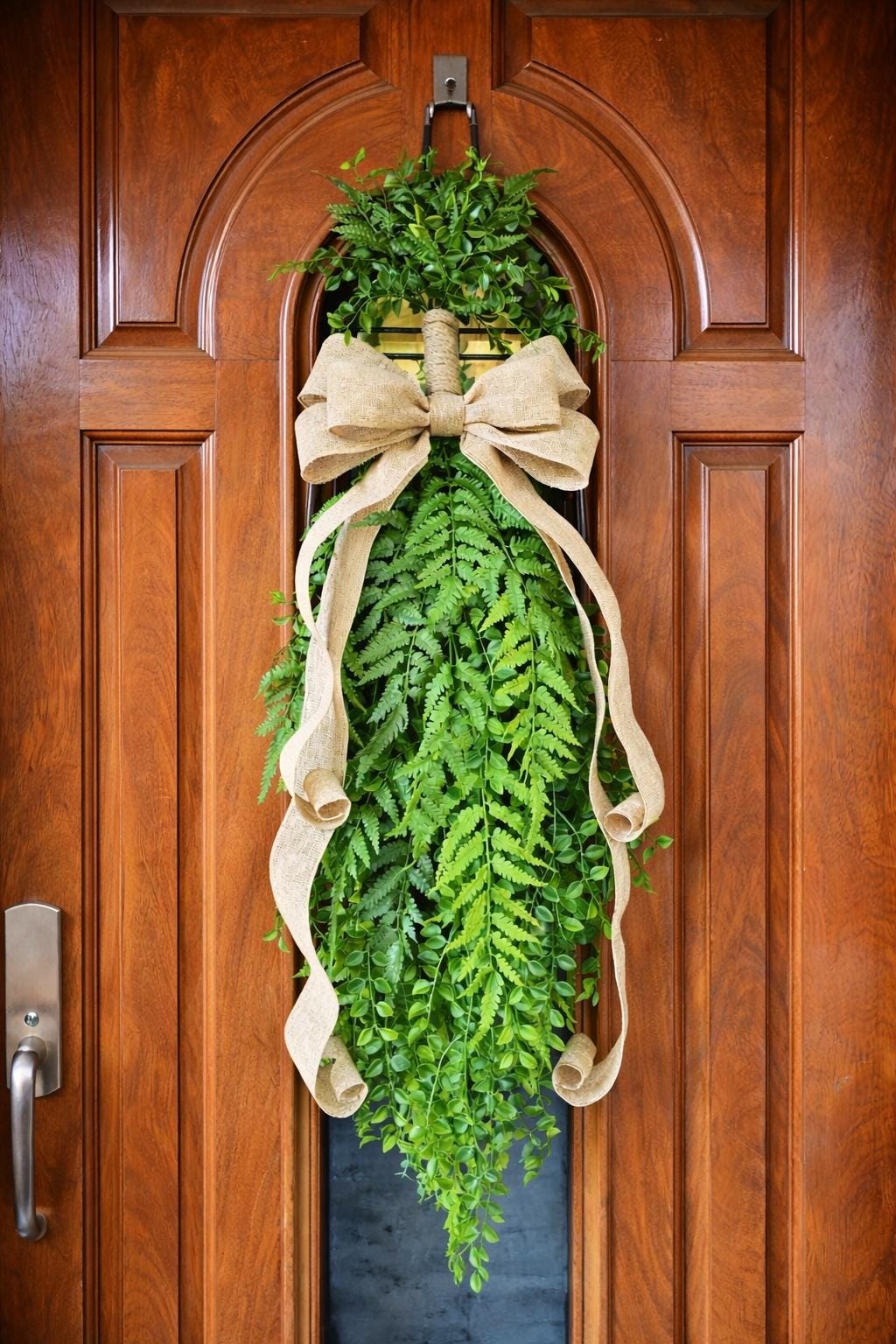 Year Round Wreath, Everyday Wreaths, Double Door Wreaths, Front Door Wreaths, Farmhouse Decor, Housewarming Gift, Unique, Large Swag