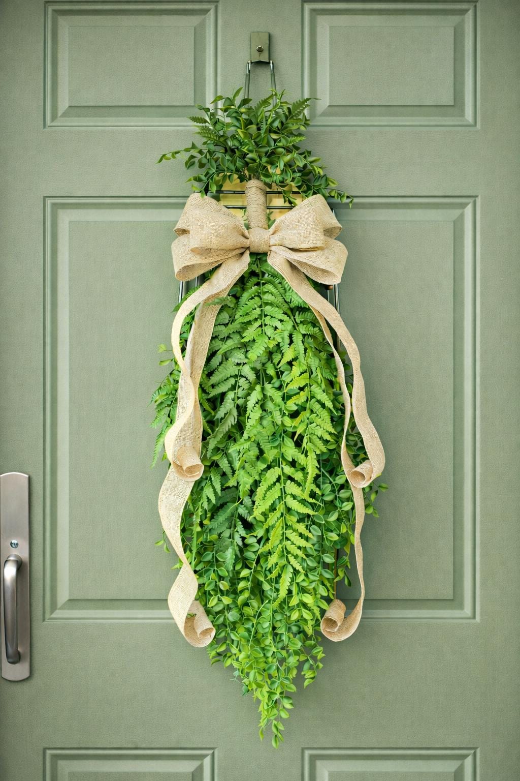 Year Round Wreath, Everyday Wreaths, Double Door Wreaths, Front Door Wreaths, Farmhouse Decor, Housewarming Gift, Unique, Large Swag