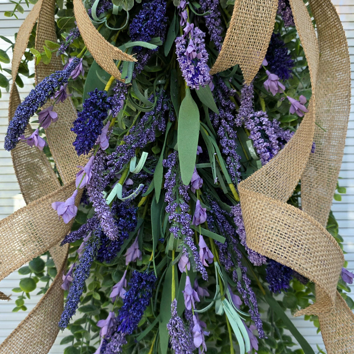 Spring Summer Wreath For Front Door Decor,  Double Door Wreaths, Front Porch Wreath, Door Swag, Double Door Decor, Outdoor Wreath, Teardrop