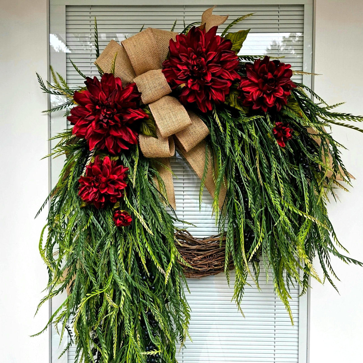 Year Round Wreath, Everyday Wreaths, Hydrangea Wreath, Front Door Wreaths, Farmhouse Decor, Housewarming Gift, Unique, Home Decor,