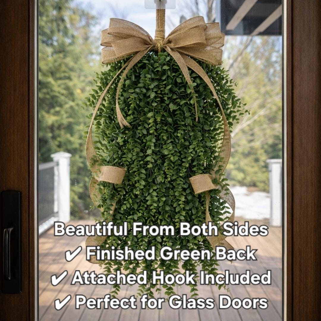 Spring Summer Wreath For Front Door Decor, Double Door Wreaths, Farmhouse Wreath, Door Swag, Front Porch Wreath, Double Door Decor, Outdoor