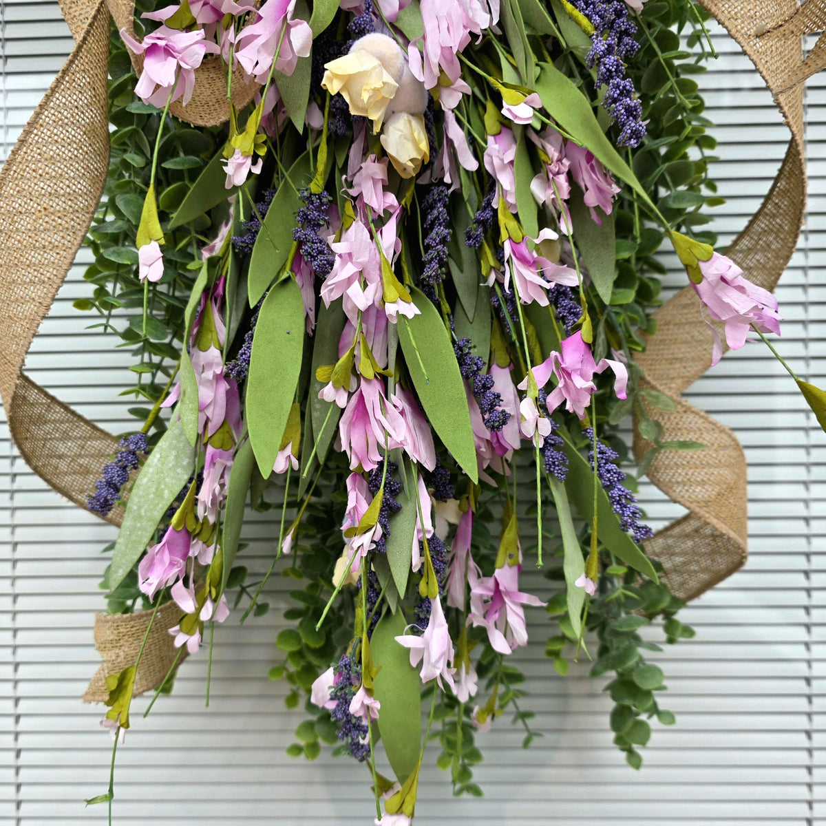 Spring Summer Wreath For Front Door Decor, Double Door Wreaths, Farmhouse Wreath, Door Swag, Porch Decor, Double Door Decor, Gift For Her
