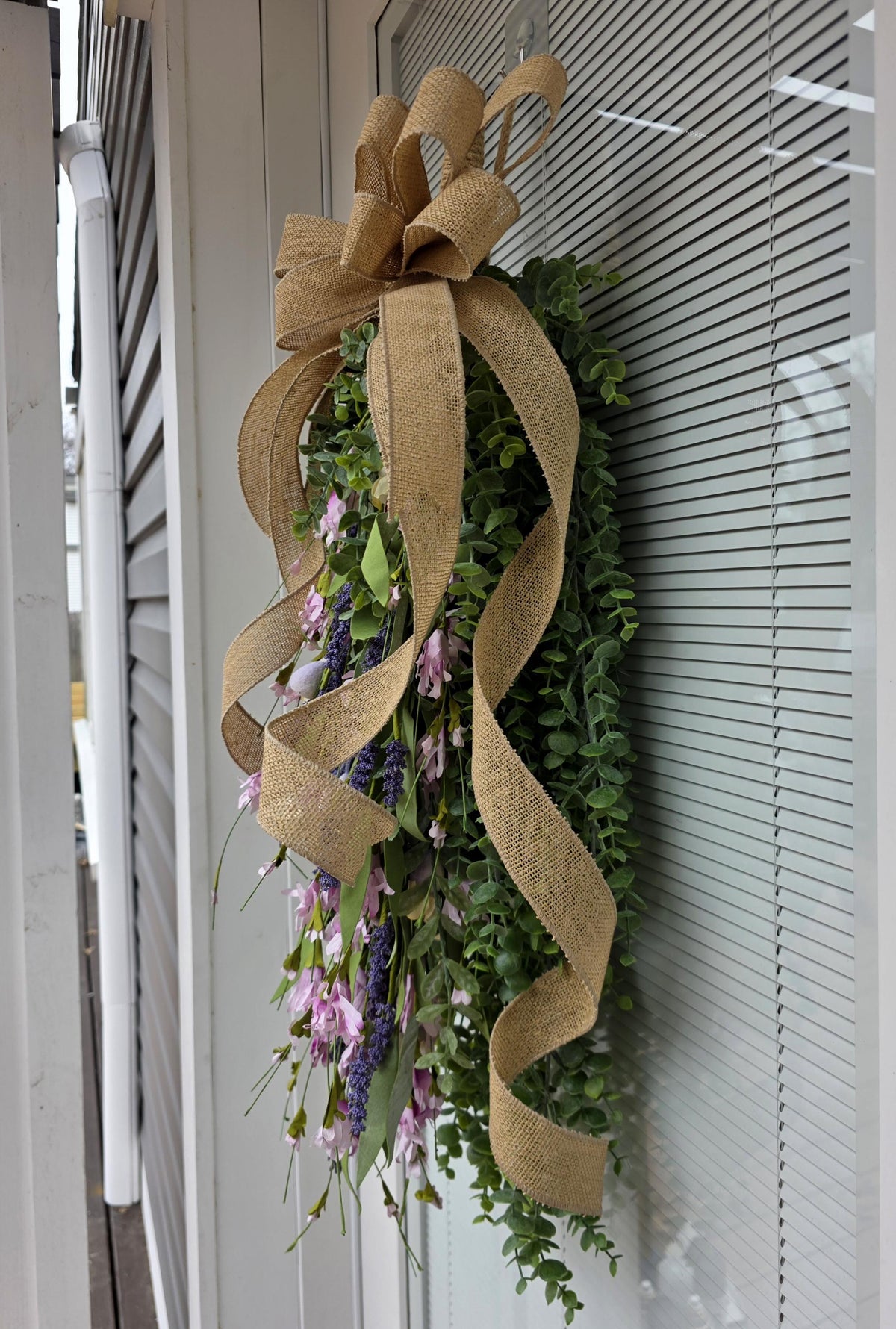 Spring Summer Wreath For Front Door Decor, Double Door Wreaths, Farmhouse Wreath, Door Swag, Porch Decor, Double Door Decor, Gift For Her