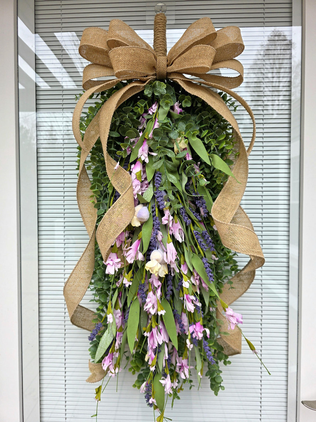 Spring Summer Wreath For Front Door Decor, Double Door Wreaths, Farmhouse Wreath, Door Swag, Porch Decor, Double Door Decor, Gift For Her