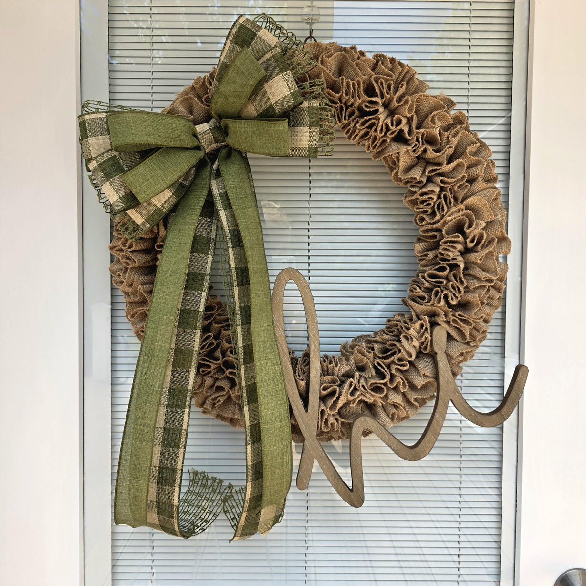 Hi Wreath For Front Door, Double Door Wreaths, Outdoor Spring Summer Fall Winter Porch Decor, Large Year Round Wreath, Decoration, Home Gift