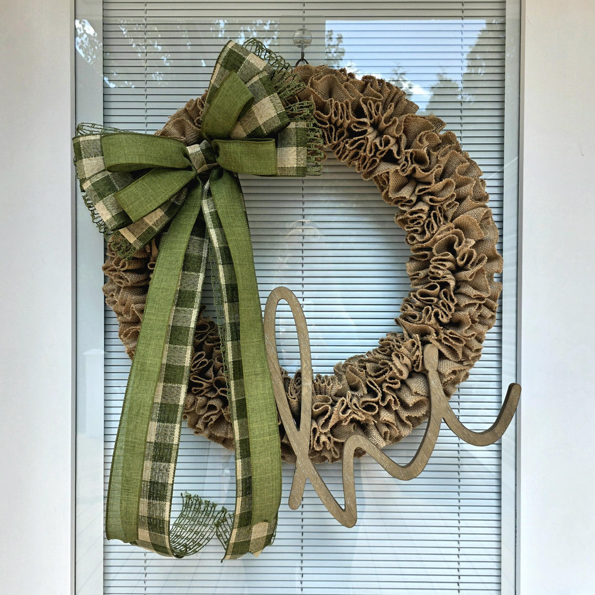 Hi Wreath For Front Door, Double Door Wreaths, Outdoor Spring Summer Fall Winter Porch Decor, Large Year Round Wreath, Decoration, Home Gift