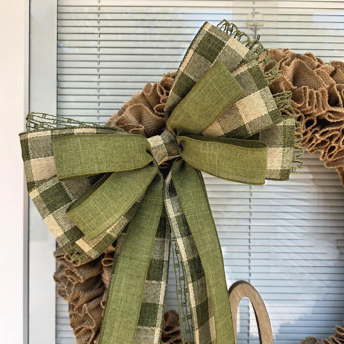Hi Wreath For Front Door, Double Door Wreaths, Outdoor Spring Summer Fall Winter Porch Decor, Large Year Round Wreath, Decoration, Home Gift