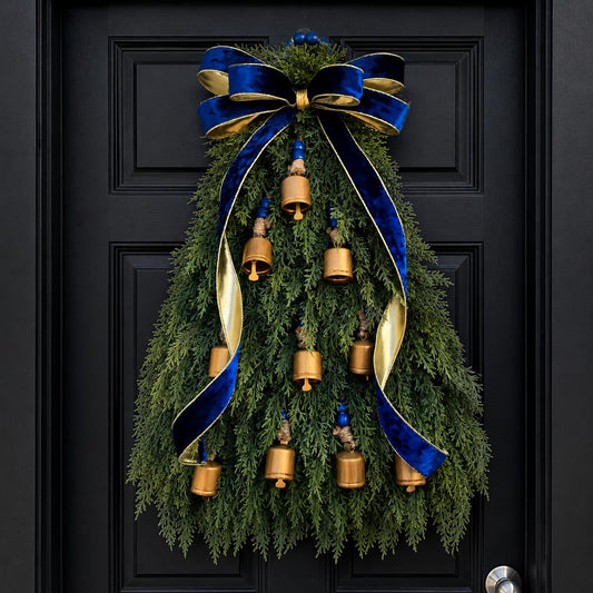 Christmas Wreath For Front Door Outdoor Holiday Xmas Porch Decor