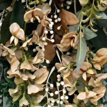Fall Wreath For Front Door Decor Outdoor Autumn Teardrop Swag Double Door Wreaths