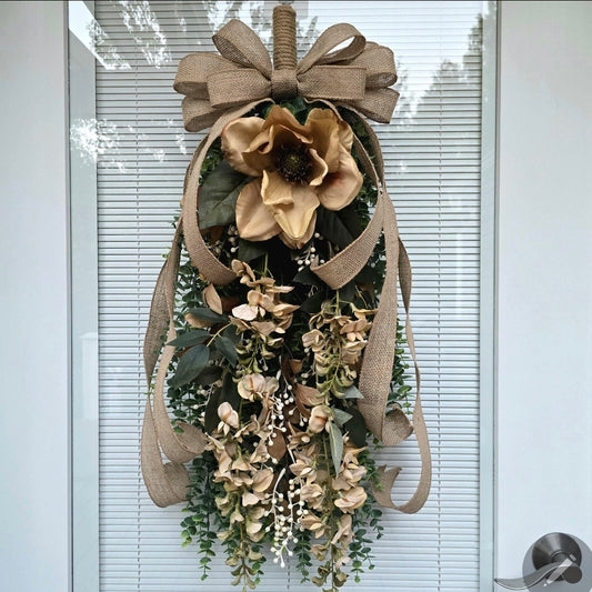Year Round Wreath Swag For Front Door Decor With Hanger