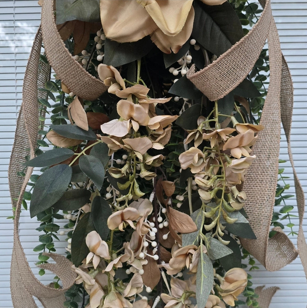 Year Round Wreath Swag For Front Door Decor With Hanger